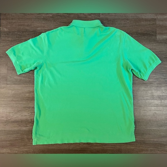 Polo Ralph Lauren Short Sleeve Knit Green Polo Mens XLT Big & Tall Vintage D24 - Picture 3 of 6